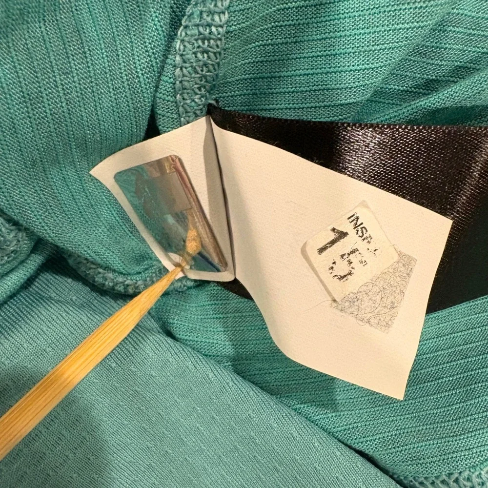 The North Face Women's V Neck Short Sleeve FlashDry‎ T Shirt Teal Green Size L - Picture 6 of 10